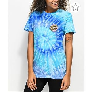 SANTA CRUZ TIE DYE TSHIRT